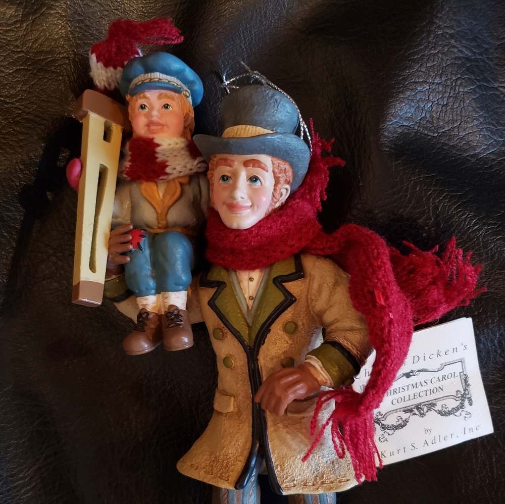 Mr. Cratchet and Tiny Tim